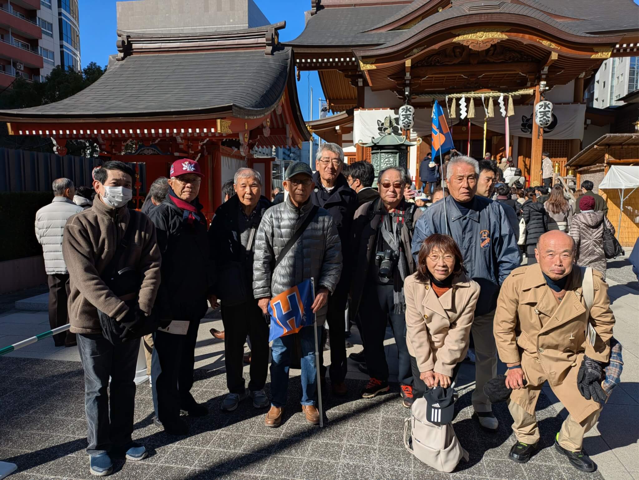 暖かい日差しに恵まれた七福神巡り